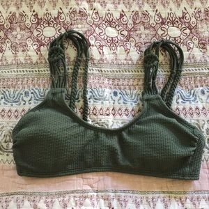 Olive Bikini Top